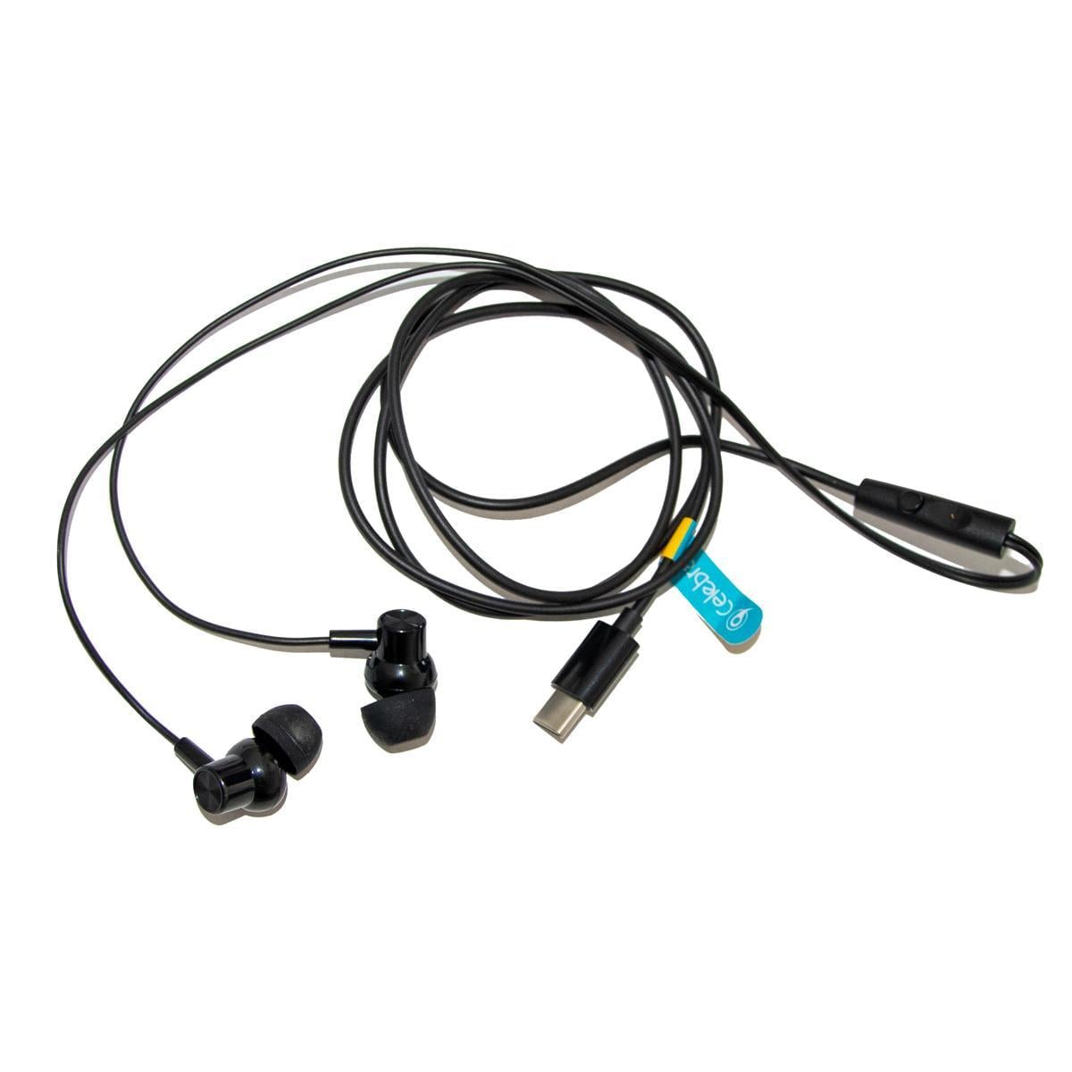 Наушники вакуумные Celebrat G38 с микрофоном Type-C Black (1011041-Black)