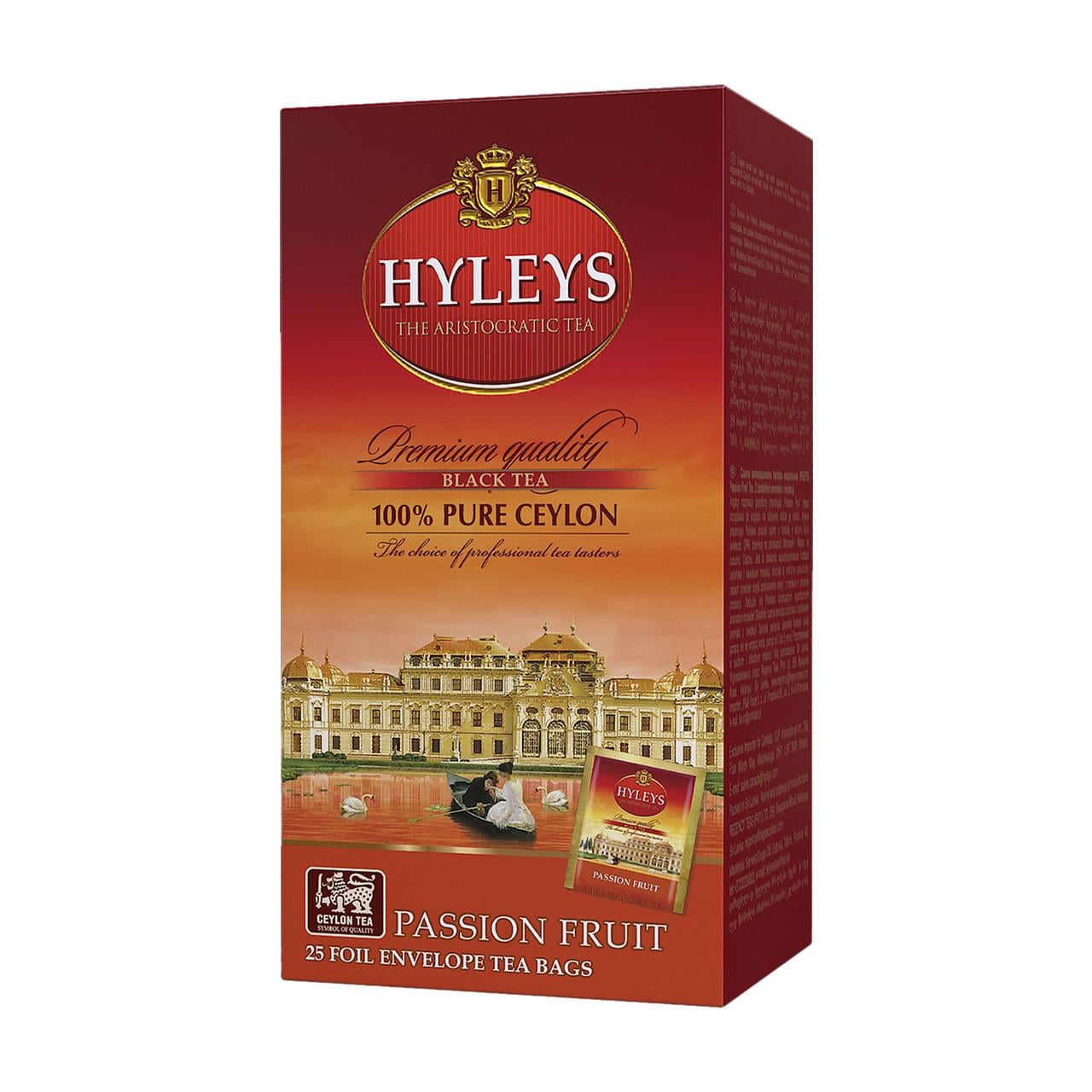 Чай Hyleys черный Плод страсти пакетированный 25 фольгированных пакетов (4791045025979) Чай Hyleys черный Плод страсти пакетированный 25 фольгированных пакетов (4791045025979)