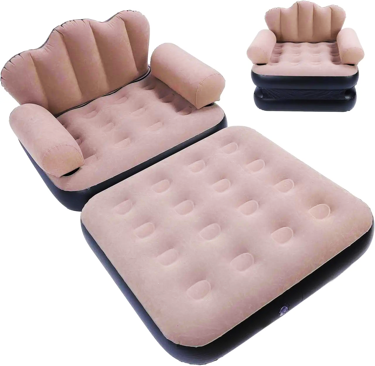 Кресло-кровать надувное с насосом (23739589) - фото 2 Кресло-кровать надувное с насосом (23739589) - фото 2