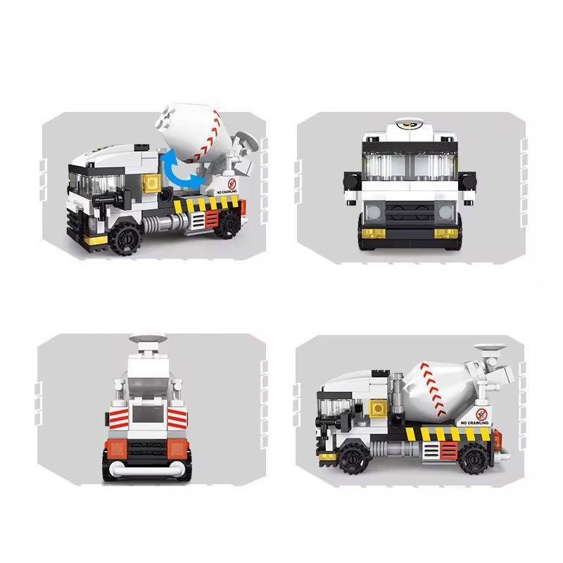 Конструктор бетономішалка 108 деталей Білий (227) - фото 2