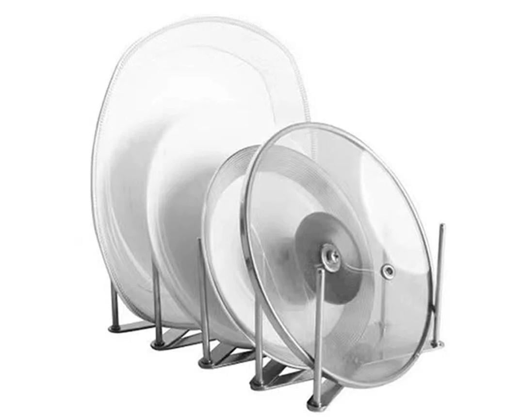 Підставка для кришок з нержавіючої сталі 4 відділення (2703784016) - фото 4 Підставка для кришок з нержавіючої сталі 4 відділення (2703784016) - фото 4