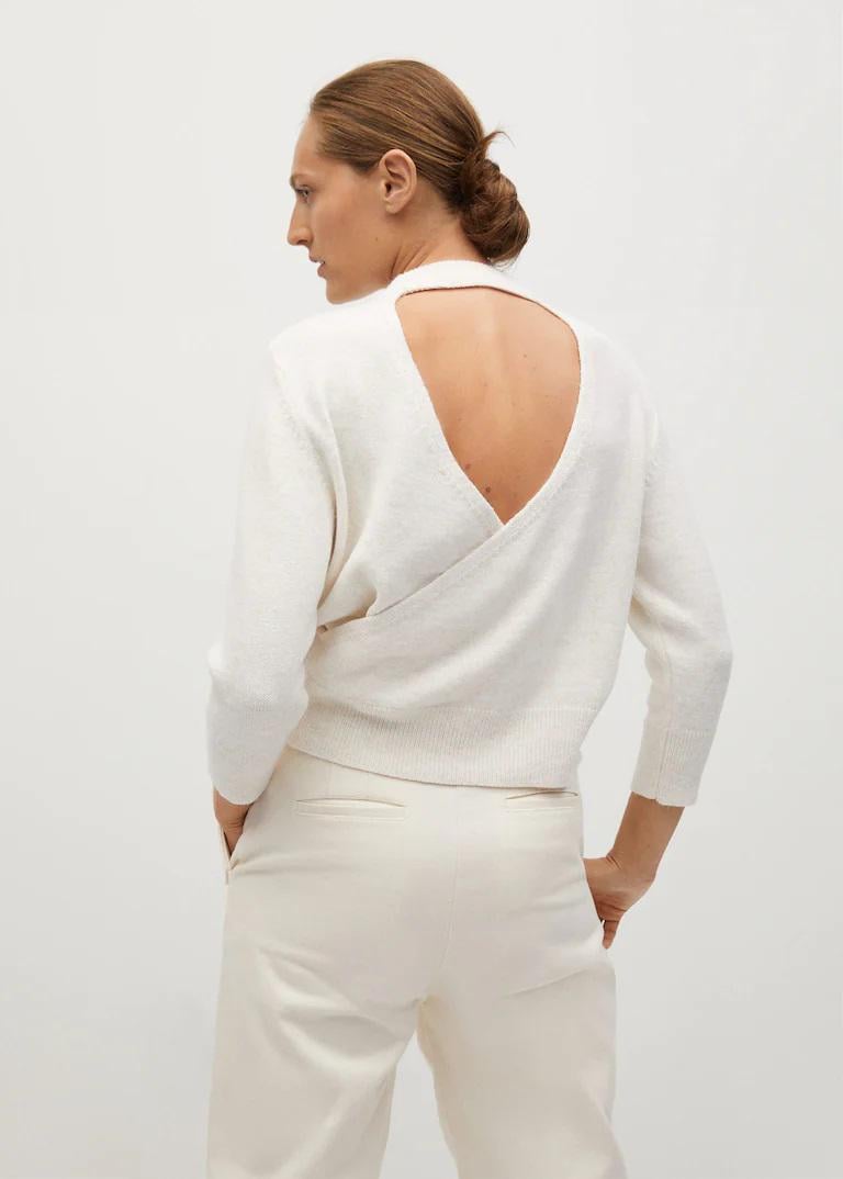 Светр Mango XL White - фото 2 Светр Mango XL White - фото 2