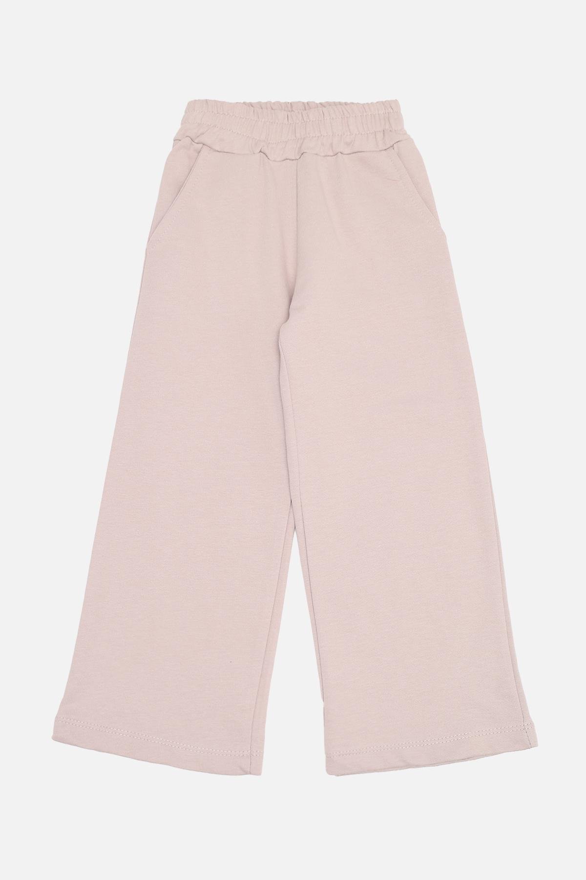 Брюки спортивные для девочки 86 см Пудровый (ЦБ-00272825) Брюки спортивные для девочки 86 см Пудровый (ЦБ-00272825)