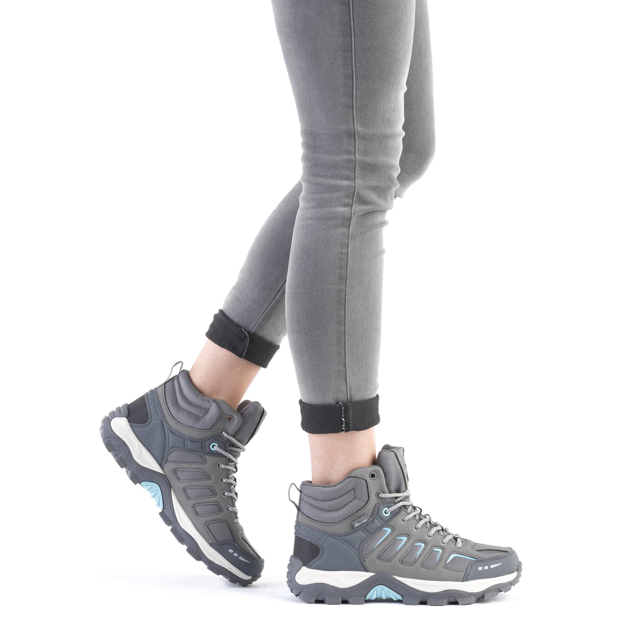 Кроссовки женские Rieker р. 39 Серый/Голубой (056318-39) - фото 12 Кроссовки женские Rieker р. 39 Серый/Голубой (056318-39) - фото 12