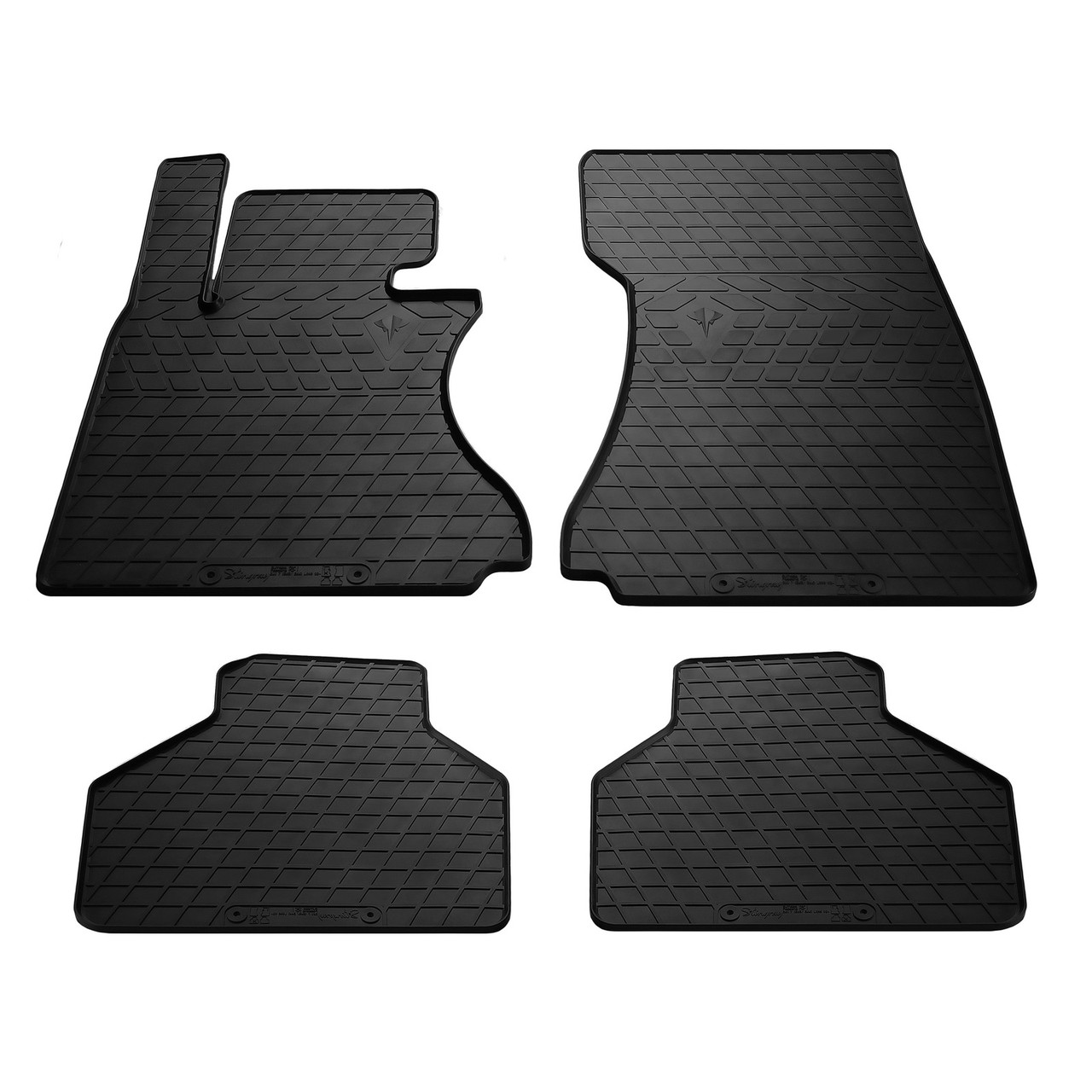Автоковрики Stingray BMW 7 E65/E66/E67 2001- 4 шт. Черный (998489019)
