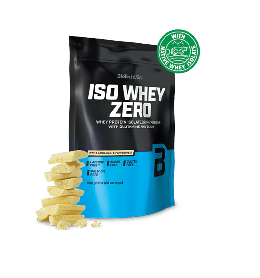 Протеин BioTechUSA Iso Whey Zero 500 g 20 servings White Chocolate