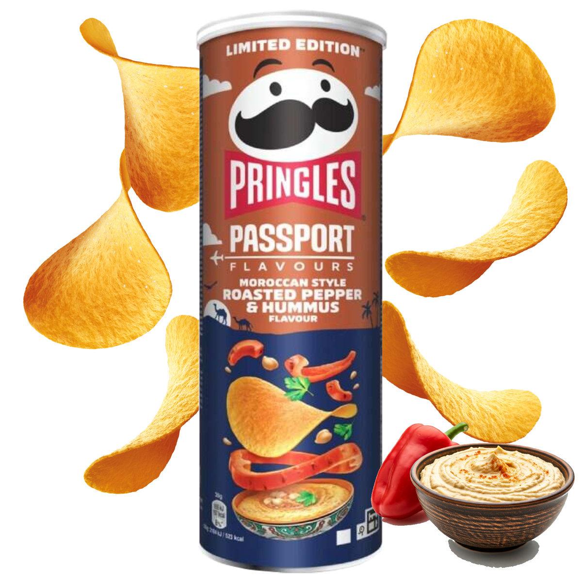 Чипсы Pringles Passport Moroccan Style Roasted pepper&Hummus Flavour 165 г