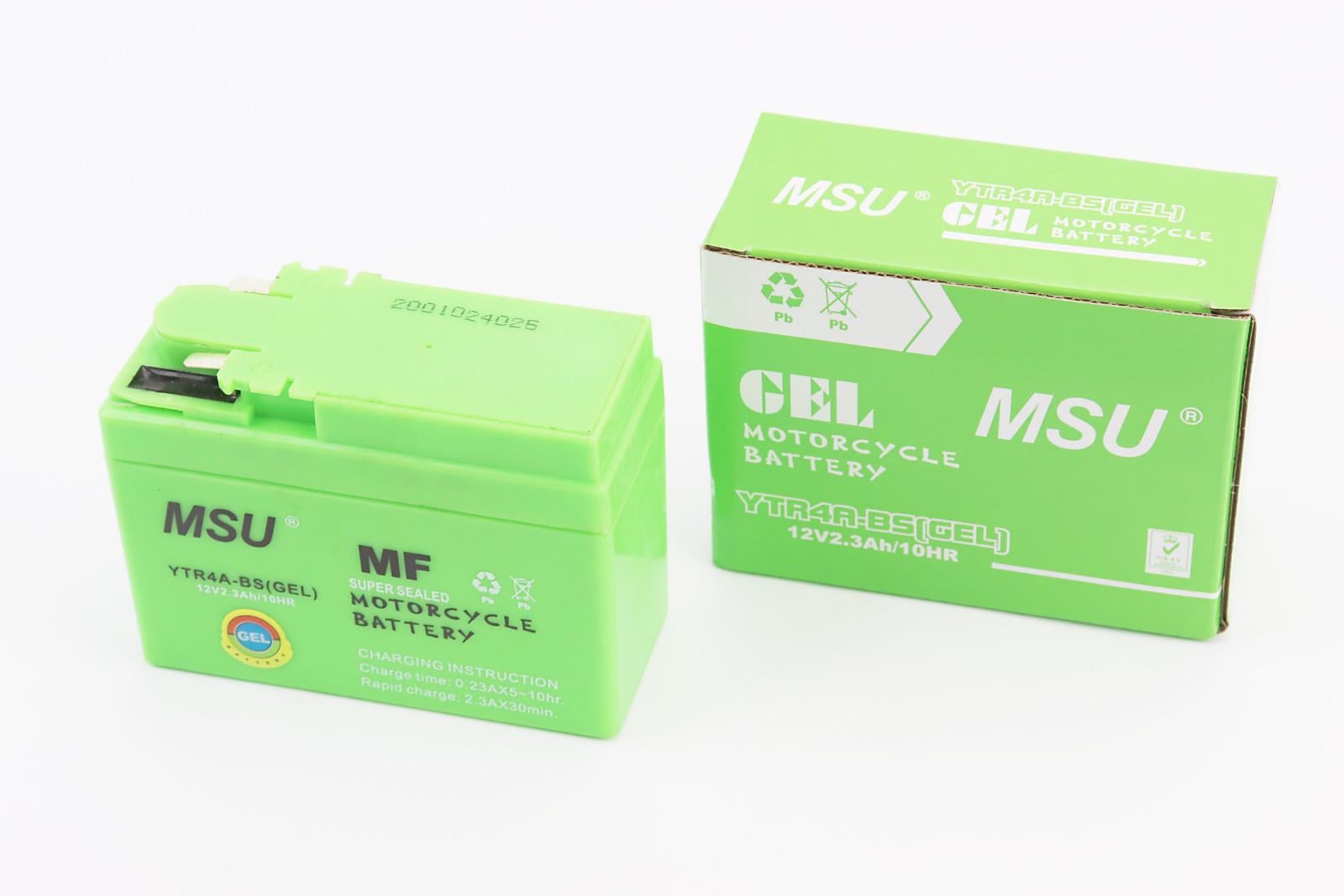 Аккумулятор 12V 2,3Ah YTR4A-BS GEL 115x49x85 мм таблетка Honda (337250)
