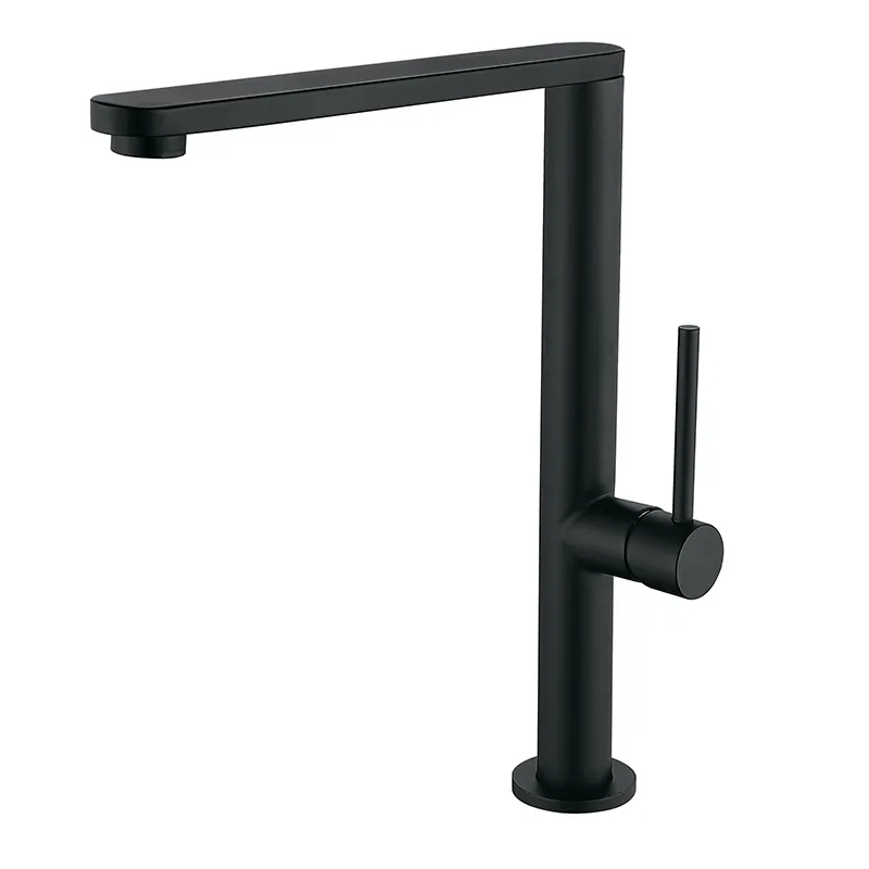 Смеситель для кухни Zerix KFM-011 Black из нержавеющей стали SUS304 (ZX4863)