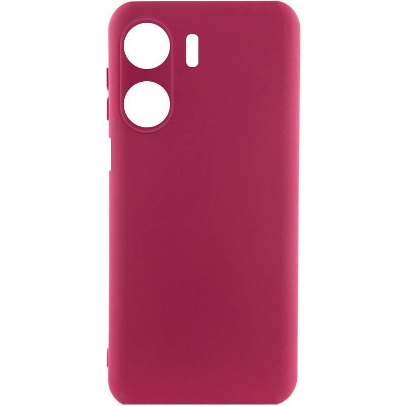 Противоударный чехол Silicone Cover Lakshmi Full Camera (A) для Xiaomi Redmi 13C / Poco C65  БОРДОВЫЙ/MARSALA