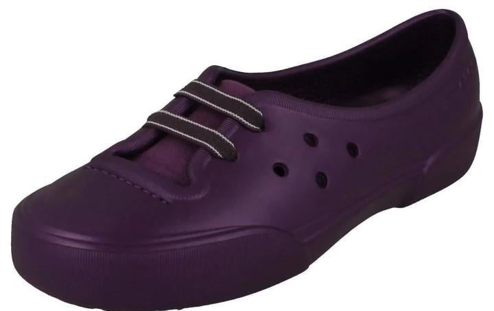 Сабо жіночі сліпони Crocs Slip On Flats Nahani Grape р. 41-42 Фіолетовий