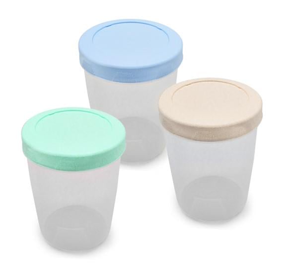 Набор пищевых контейнеров Stenson Винтаж с резьбой 300 мл 3 шт. (AN012832)