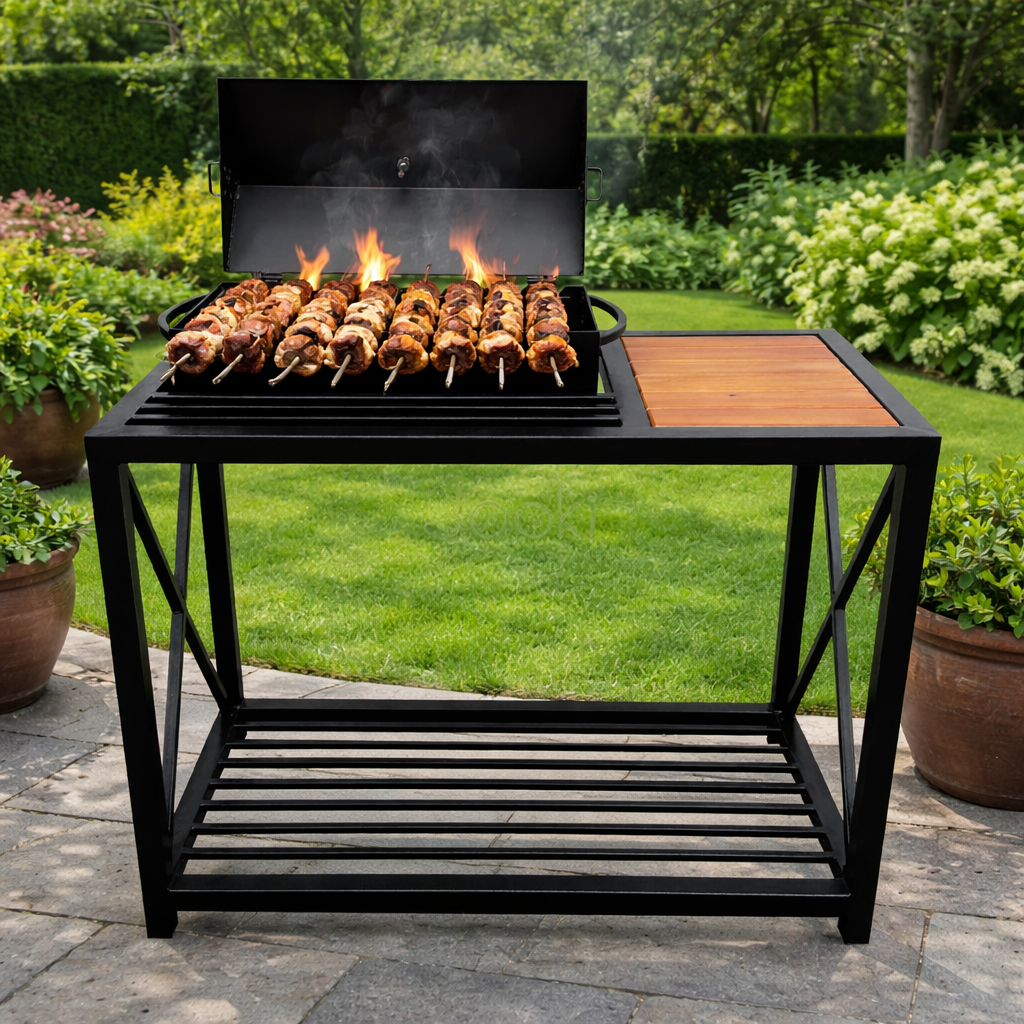 Мангал-барбекю Jooki Тор на 9 шампуров 4 мм в стиле LOFT (10099)