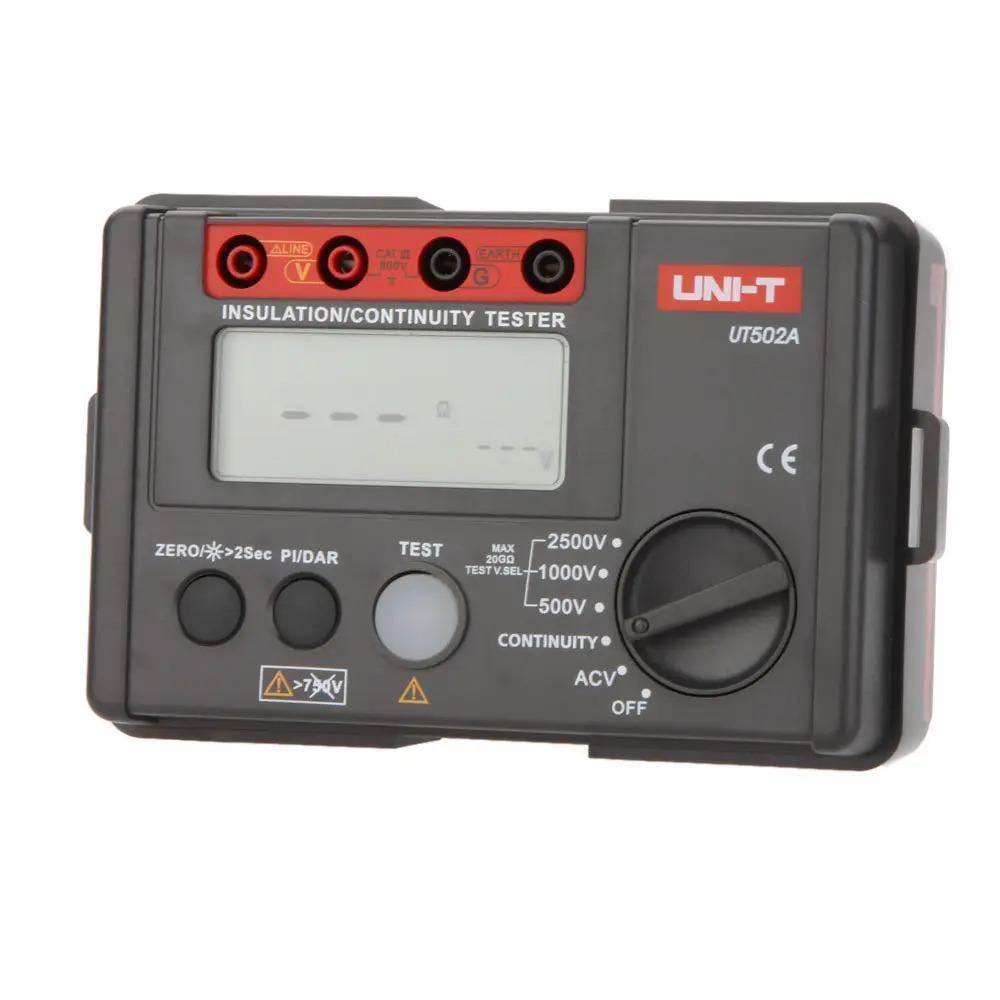 Тестер сопротивления изоляции UNI-T UT502A (3-9-73-006) Тестер сопротивления изоляции UNI-T UT502A (3-9-73-006)