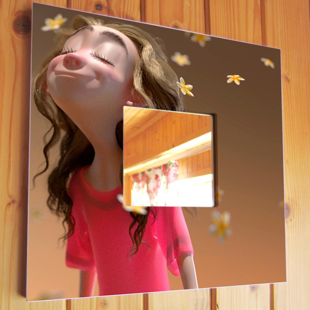 Зеркало декоративное Доброе утро 260х260 мм (M03614)