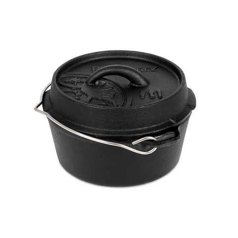 Казанок-жаровня чавунна Petromax Dutch Oven ft1 з плоским дном 0,9 л (1017-ft1-t)