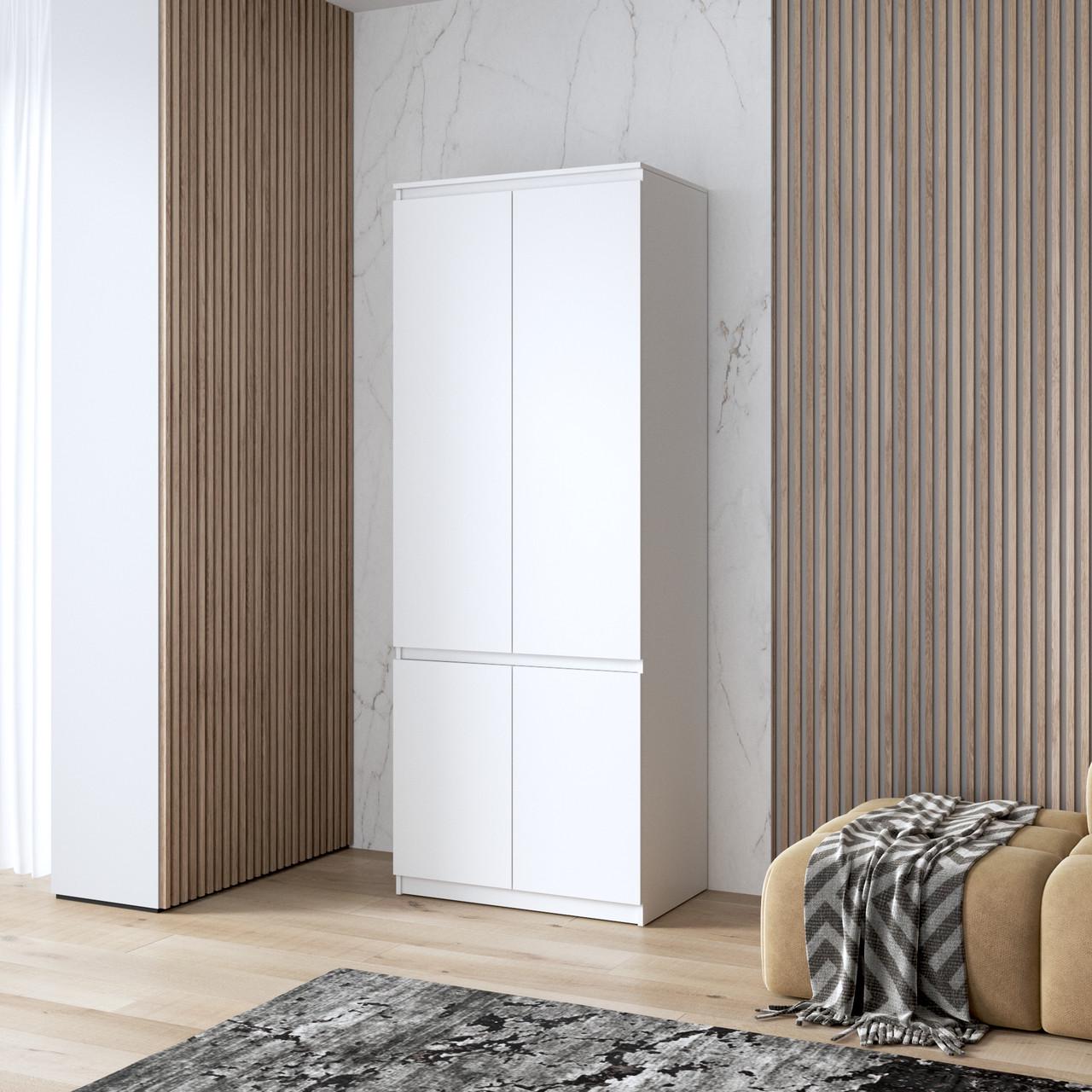 Шафа для одягу Вайс R-24 802х500х2110 мм Білий (30777614) - фото 1