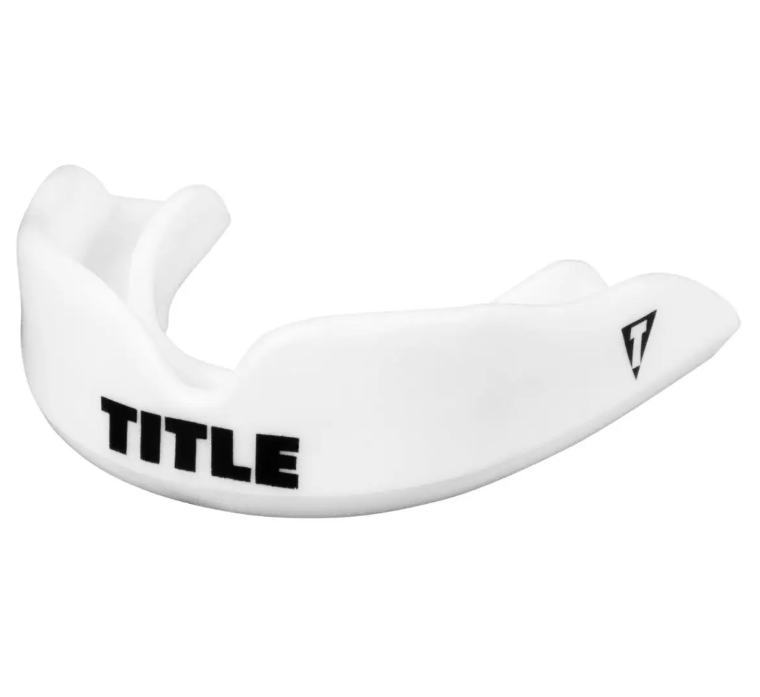 Капа TITLE Boxing Super Shield X2 для взрослых возраст 11+ Белый