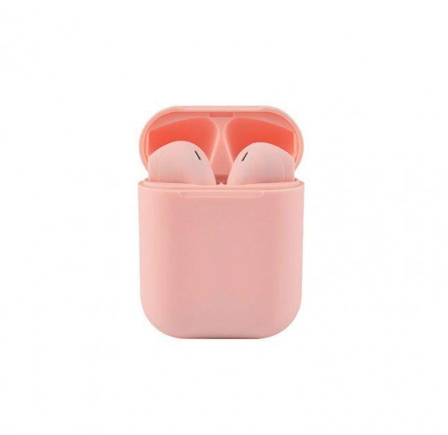 Наушники беспроводные inPods i12 5,0 Bluetooth сенсорные Розовый