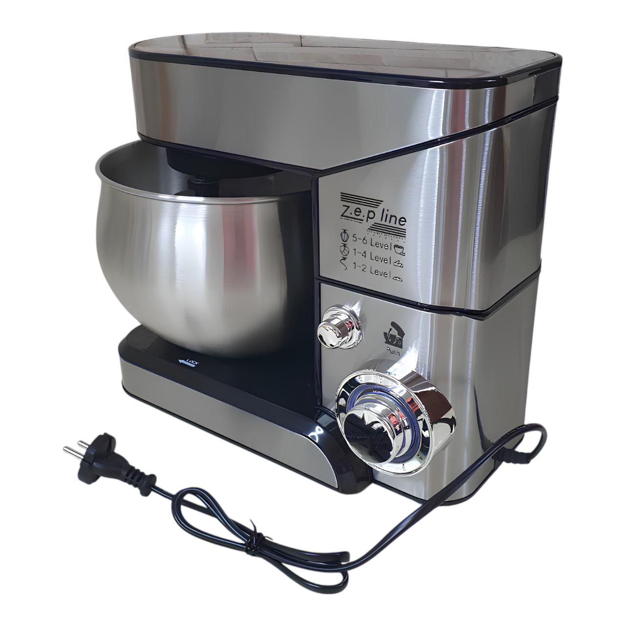 Тістоміс Zepline 3в1 з металевою чашею та 6 швидкостями 3500 Вт 6 л (ZP-105) - фото 5