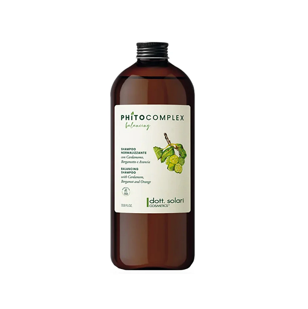 Балансуючий шампунь для жирної шкіри голови Dott.Solari Phitocomplex Balancing Shampoo 1000 мл Балансуючий шампунь для жирної шкіри голови Dott.Solari Phitocomplex Balancing Shampoo 1000 мл
