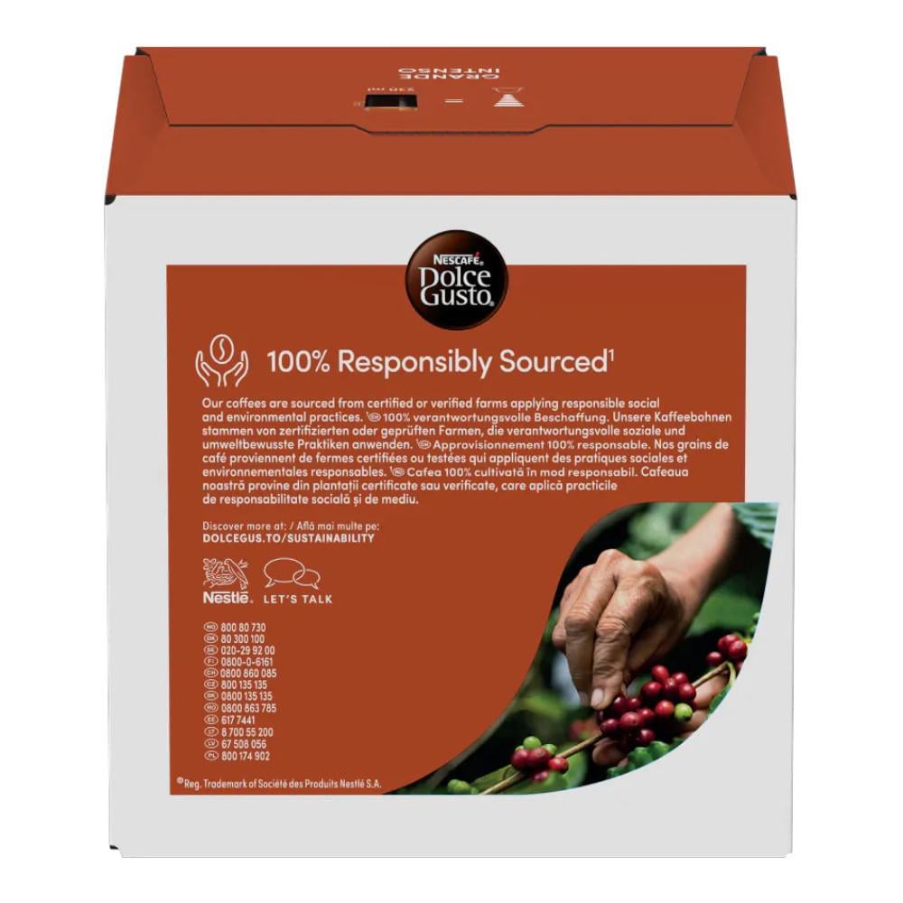 Кава в капсулах Nescafe Dolce Gusto Grande Intenso 16 шт. - фото 3 Кава в капсулах Nescafe Dolce Gusto Grande Intenso 16 шт. - фото 3