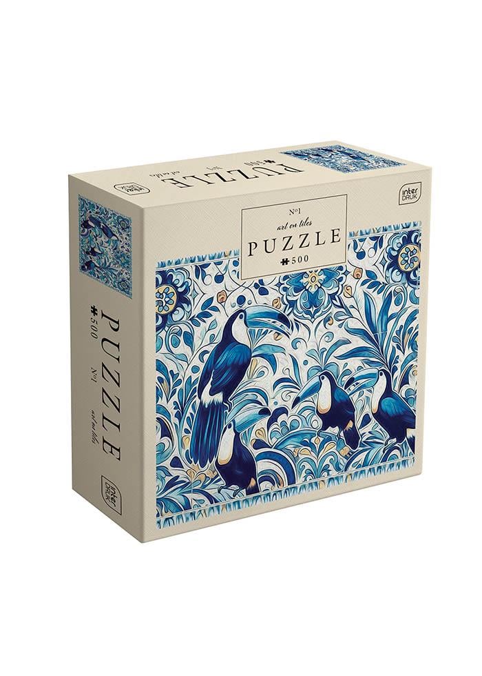 Пазлы трехслойные InterDRUK Art on Tiles 1 500 шт. (385086)