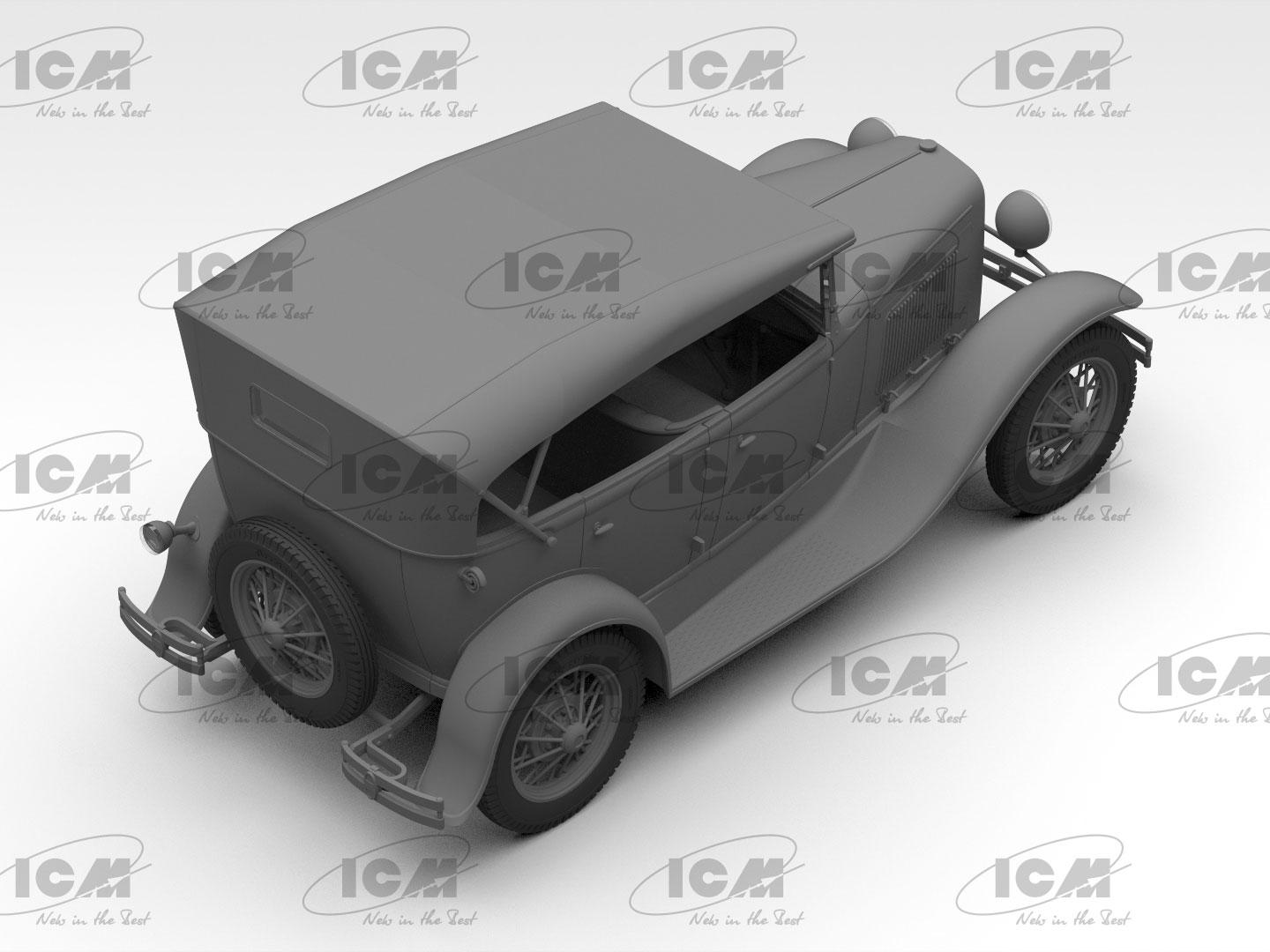 Сборная модель ICM ГАЗ-А на германской службе (24053) - фото 6 Сборная модель ICM ГАЗ-А на германской службе (24053) - фото 6