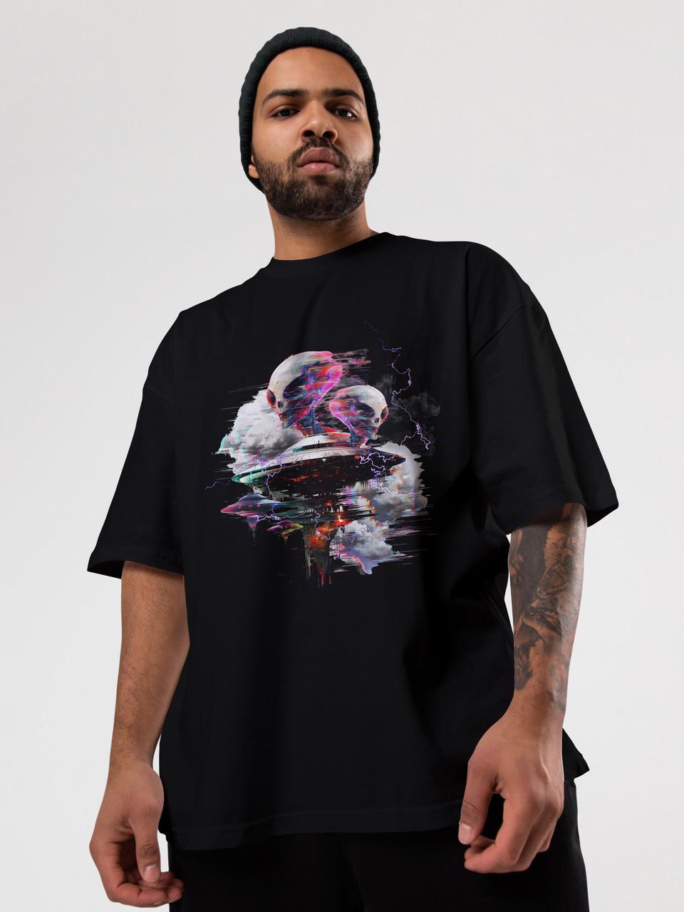 Футболка чоловіча оверсайз Mishe Urban 113011 L Чорний (113011_13) - фото 2 Футболка чоловіча оверсайз Mishe Urban 113011 L Чорний (113011_13) - фото 2