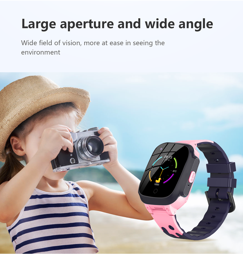 ᐉ Детские смарт часы для девочки Lemfo LT25 с GPS 4G Розовый