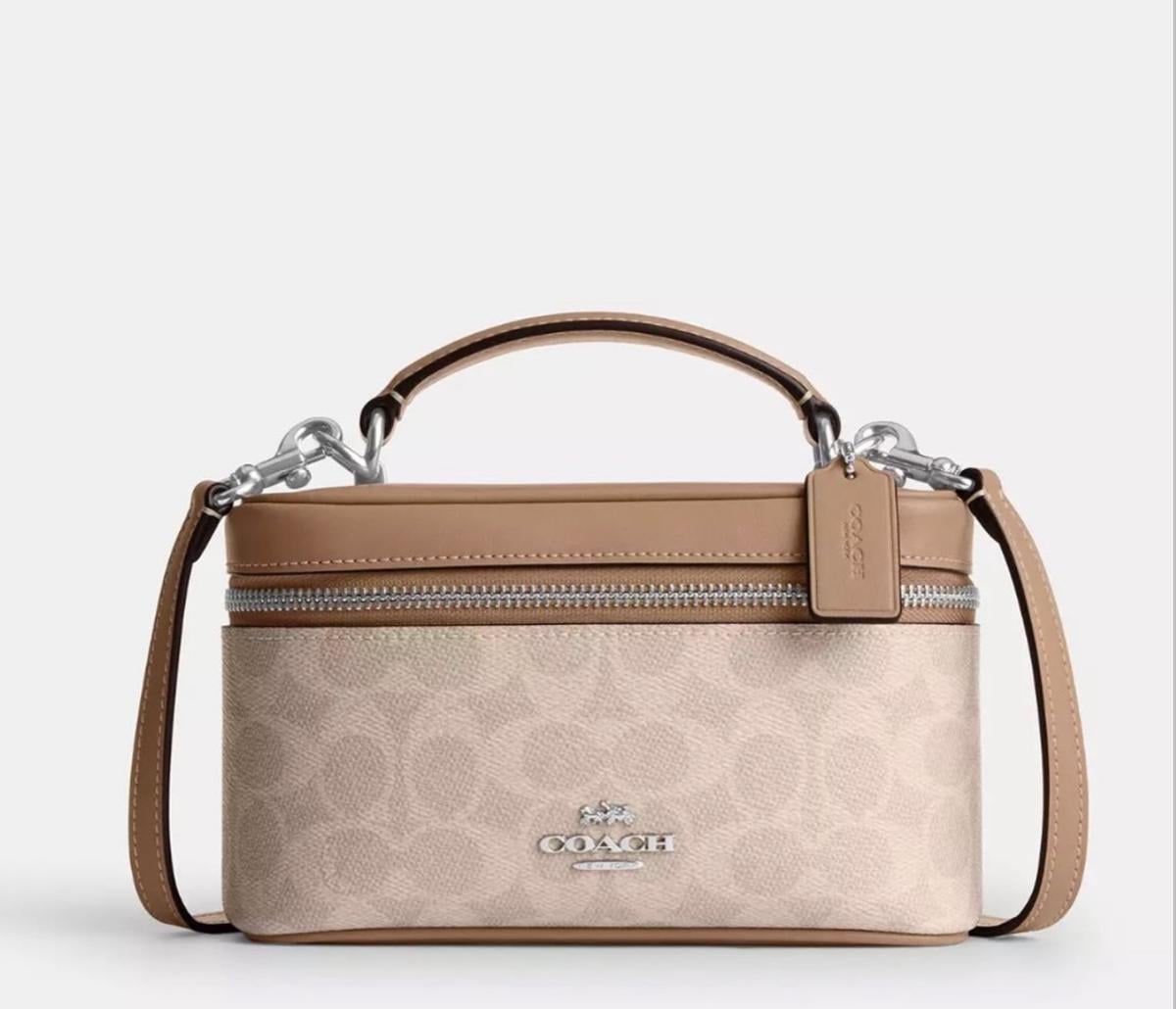 Сумка жіноча Coach Rainer Crossbody Bag 18 CE023 Silver/Beige/Sand (36150789)