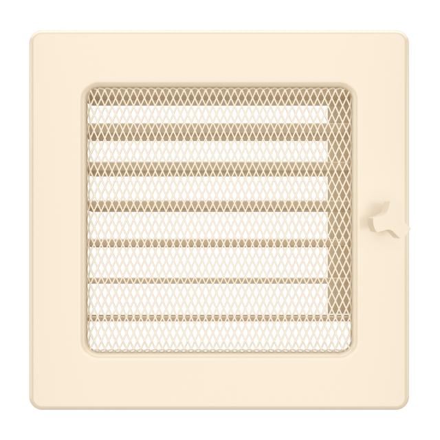 Решетка каминна SAVEN с жалюзи 17x17 Кремовый (9331188)