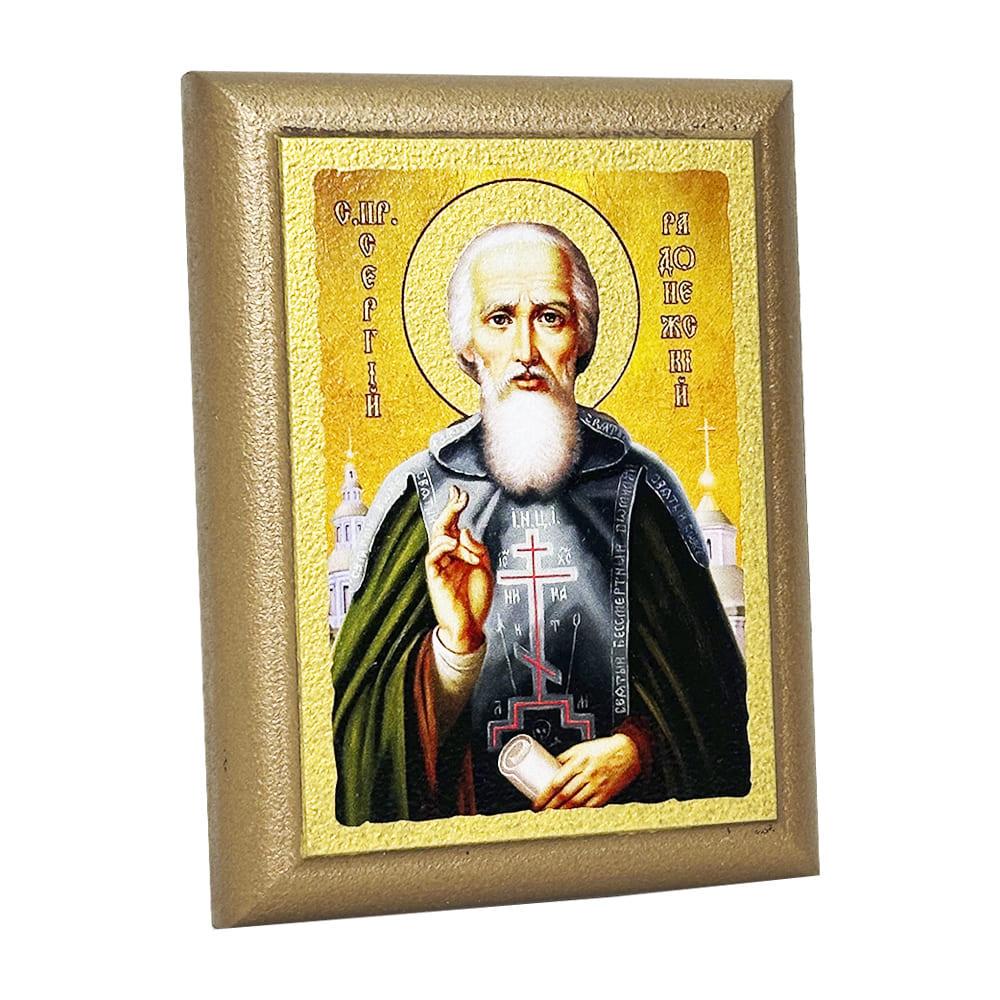 Ікона Святий Сергій Радонезький 9х12 см (11525-9x12)