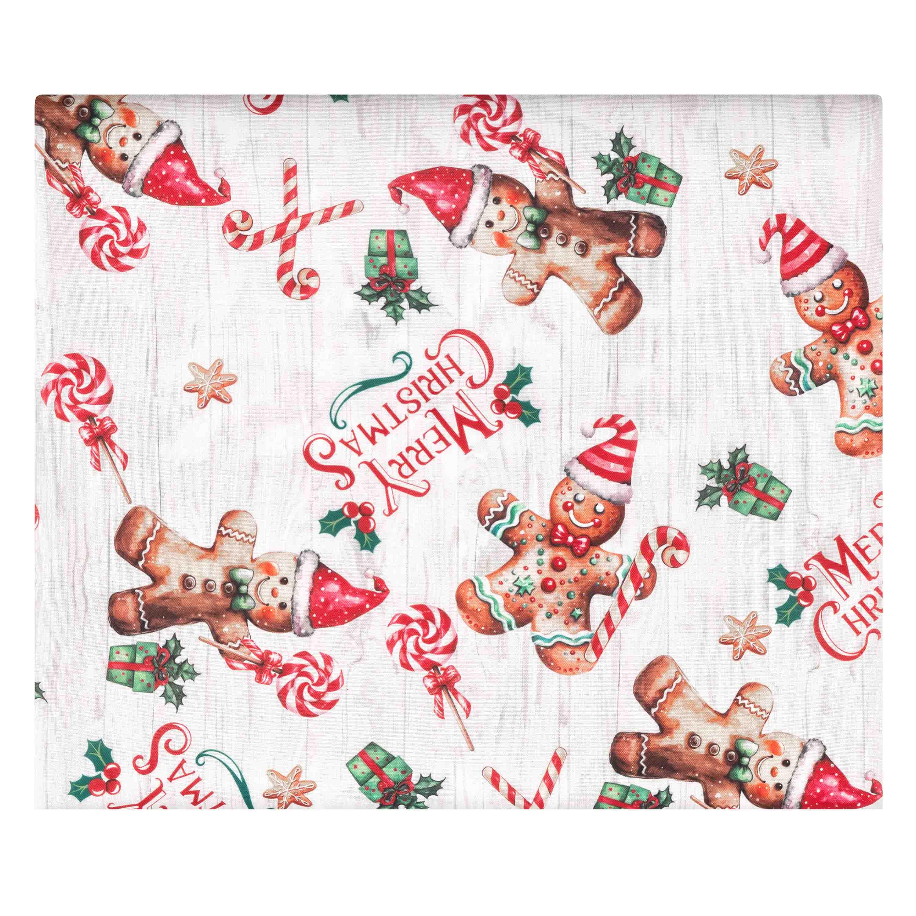 Скатерть Ardesto Christmas Gingerbread 140х180 см Красный (ART08HG)