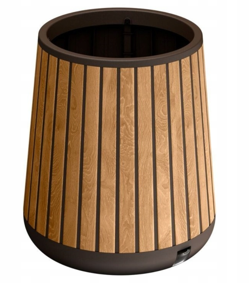 Цветочный горшок Keter Deco Conic Planter Venetian Brown Коричневый (261030)