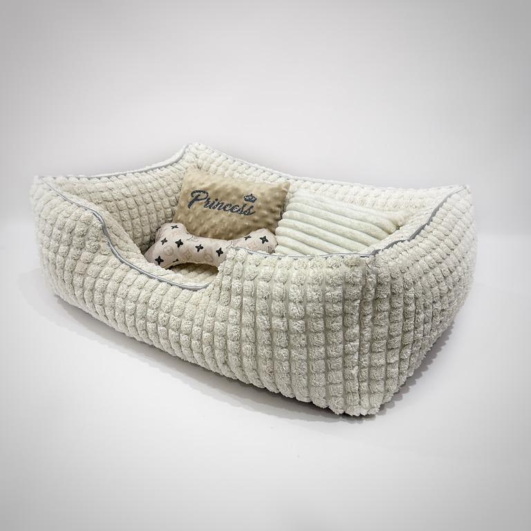 Лежанка для собак Princess Amore mio Cane Бридж до 8 кг 70х50х23 см (DB-0105)