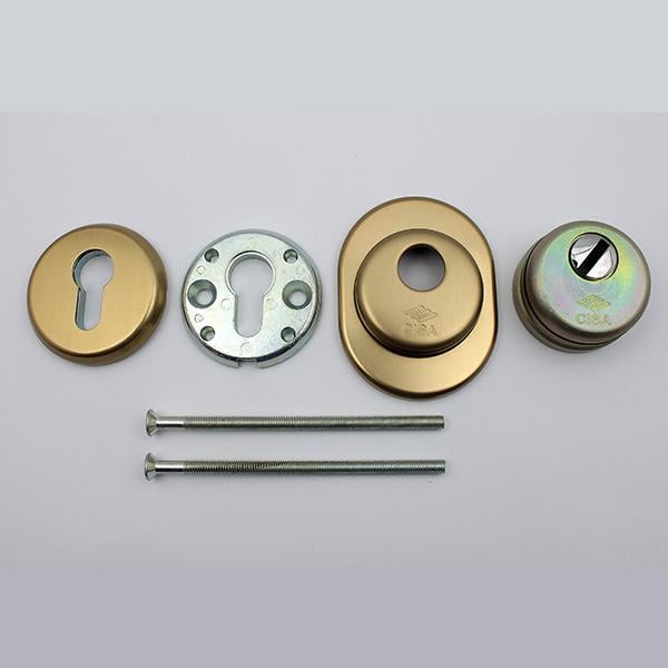 Накладка на замок захисна броньована Cisa на циліндр світла Бронзовий матовий (1.06480.00.0.65) - фото 2 Накладка на замок захисна броньована Cisa на циліндр світла Бронзовий матовий (1.06480.00.0.65) - фото 2