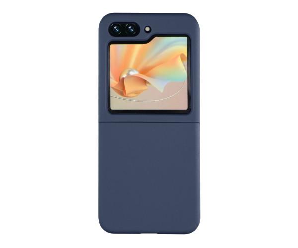 Чехол-накладка Folding Silicone для Samsung Galaxy Flip 5 Dark Blue Чехол-накладка Folding Silicone для Samsung Galaxy Flip 5 Dark Blue