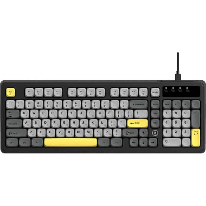 Клавиатура Ajazz AF98 USB-A ENG/UKR Black Grey Yellow (36293700) Клавиатура Ajazz AF98 USB-A ENG/UKR Black Grey Yellow (36293700)