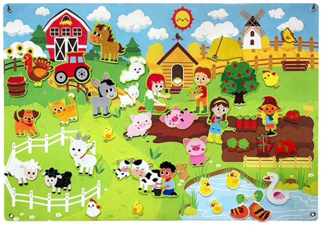 Игровой плакат Fun Game C 73108 фетровая карта фермы 101х65 см (2711513388)