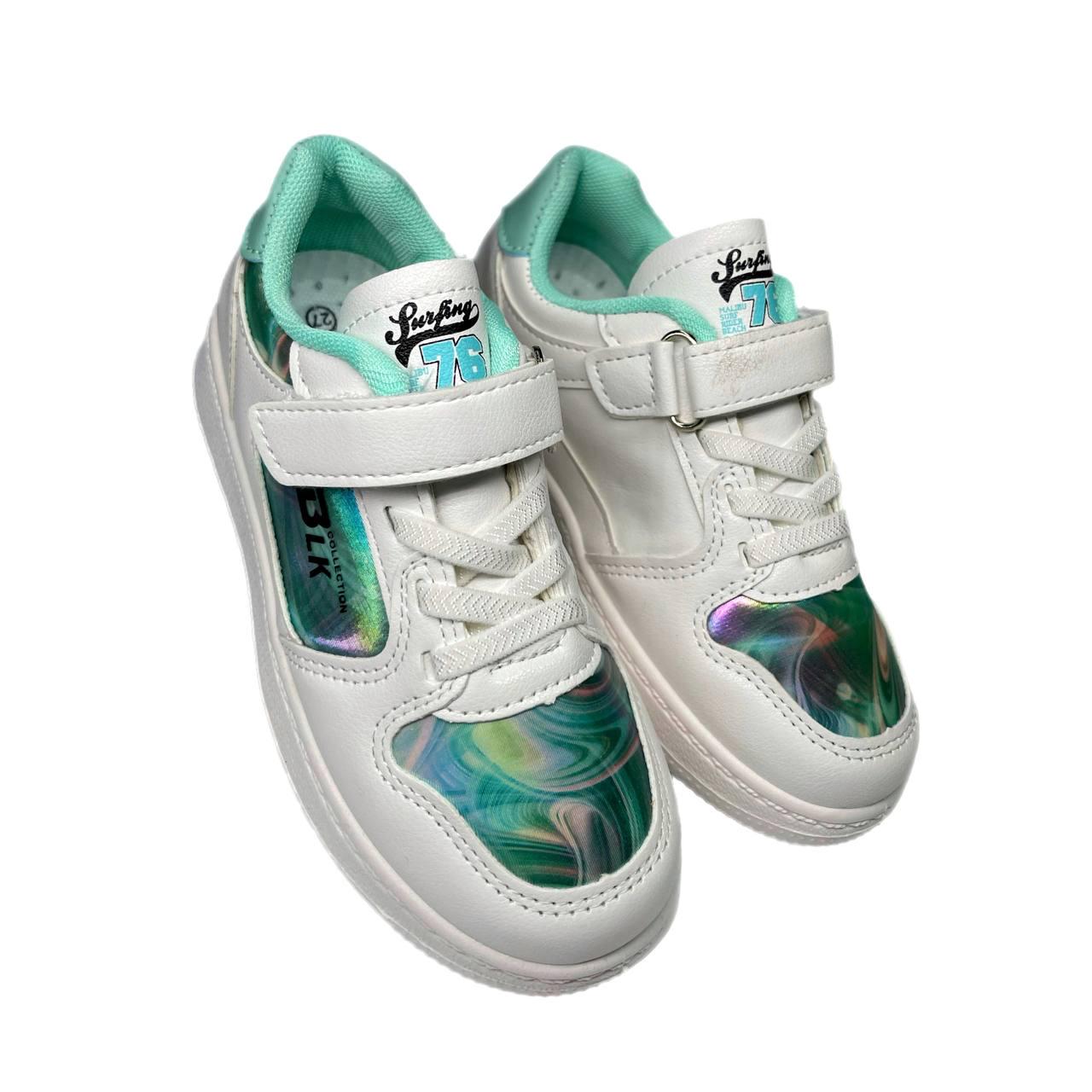 Кросівки Ashiguli р. 28 Біло-м'ятний (2386-8/28)