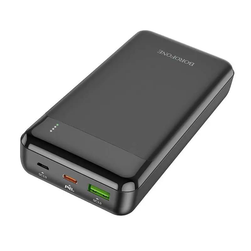 Повербанк BOROFONE BJ19A Incredible 20000mAh 20W 3A PD QC Black (019001) - фото 3