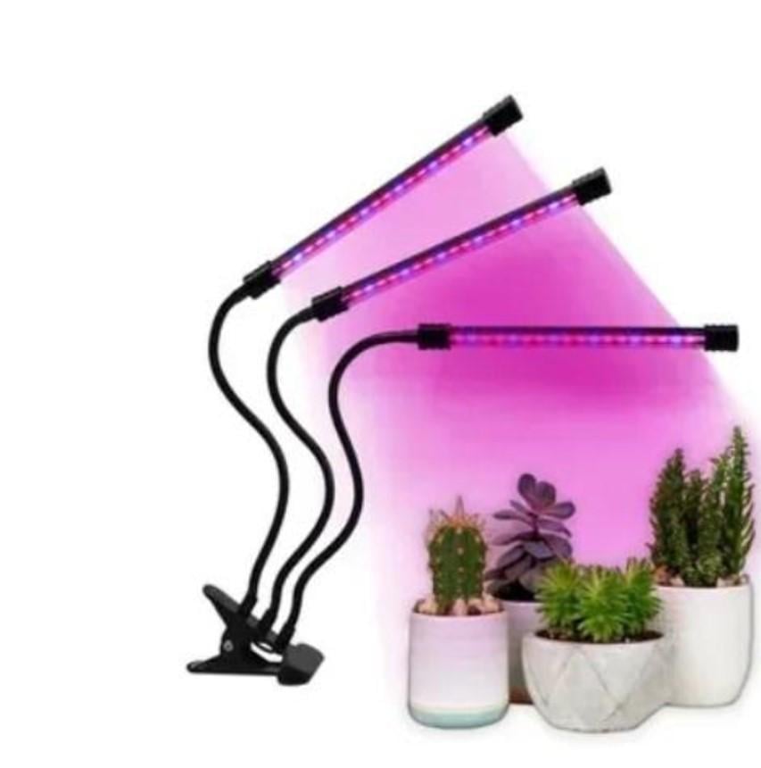 Фітолампа USB для росту рослин на 3 лампи світлодіодна LED (535) - фото 4 Фітолампа USB для росту рослин на 3 лампи світлодіодна LED (535) - фото 4