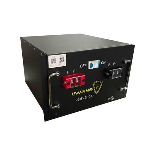 Аккумулятор литий-железо-фосфатный UWarmSof 25,6V 200 Ah BMS с Bluetooth (WBF-24v200A-BL) Аккумулятор литий-железо-фосфатный UWarmSof 25,6V 200 Ah BMS с Bluetooth (WBF-24v200A-BL)