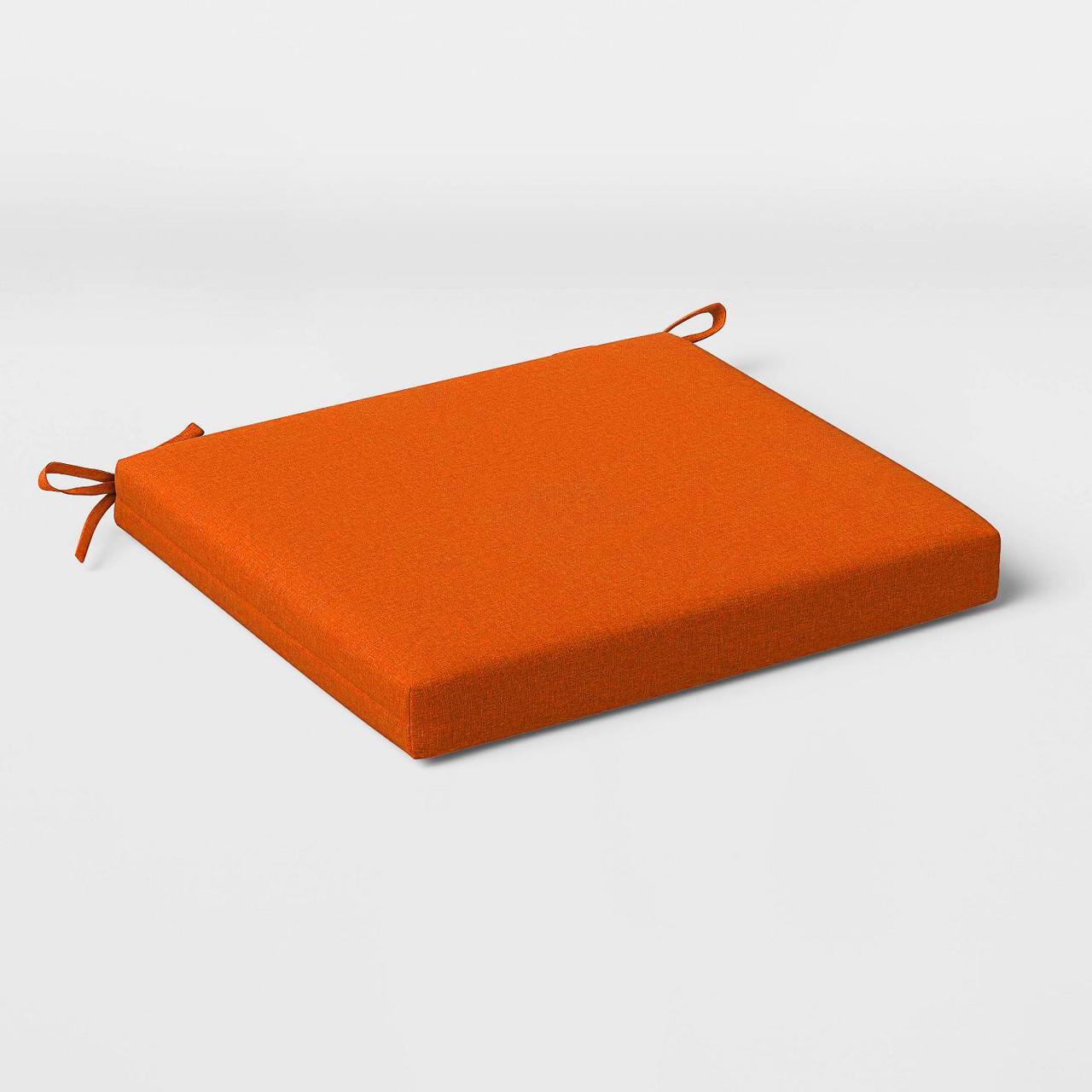 Подушка на стілець/лавку BIG YETI 35x35x5 см квадратна тканина дралон Помаранчевий (6149653) - фото 2 Подушка на стілець/лавку BIG YETI 35x35x5 см квадратна тканина дралон Помаранчевий (6149653) - фото 2