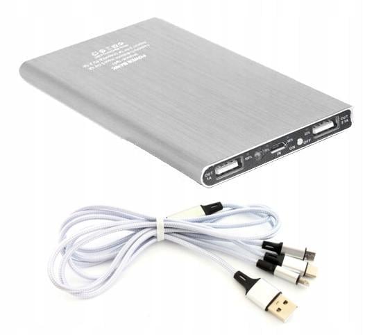 Повербанк HiTech Ltd US13B 20000 mAh Grey