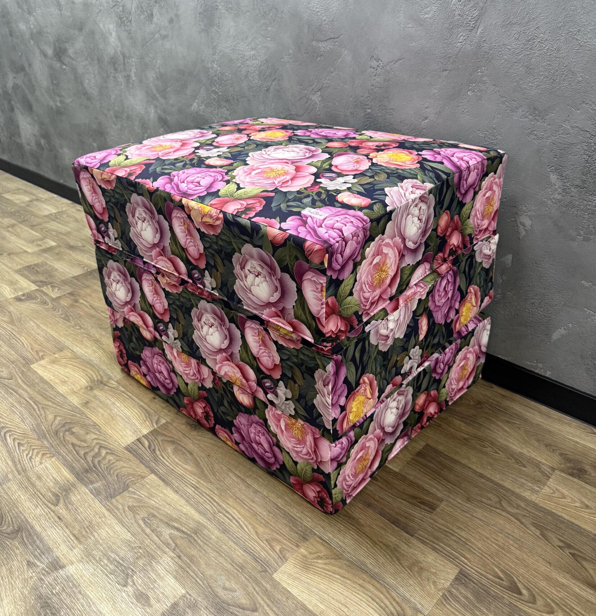 Матрац-трансформер Comfort Home maxi Peony paradise розкладний панама 200х160х20 см - фото 2 Матрац-трансформер Comfort Home maxi Peony paradise розкладний панама 200х160х20 см - фото 2