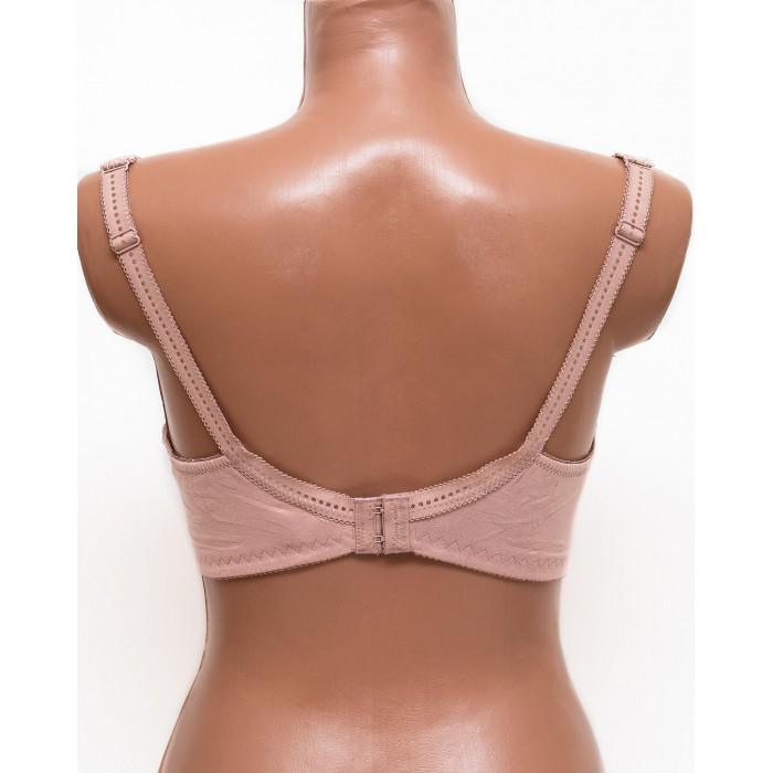 Бюстгальтер с косточками Lanny Mode тонкий хлопковый 80G Капучино с сиреневым (11848) - фото 2 Бюстгальтер с косточками Lanny Mode тонкий хлопковый 80G Капучино с сиреневым (11848) - фото 2