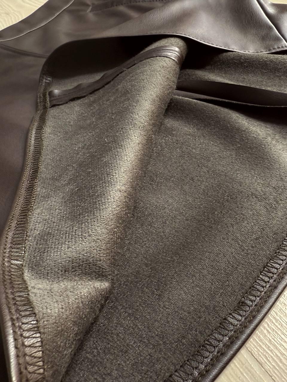 Юбка женская Gritana 878 из эко-кожи короткая трапеция XS Коричневый (5691) - фото 8 Юбка женская Gritana 878 из эко-кожи короткая трапеция XS Коричневый (5691) - фото 8