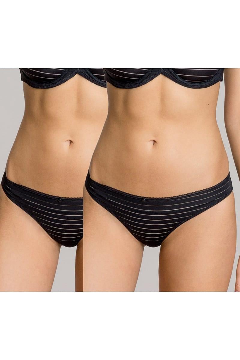 Трусики слип Gisela р. 5/XL 2 шт. Черный (68114)